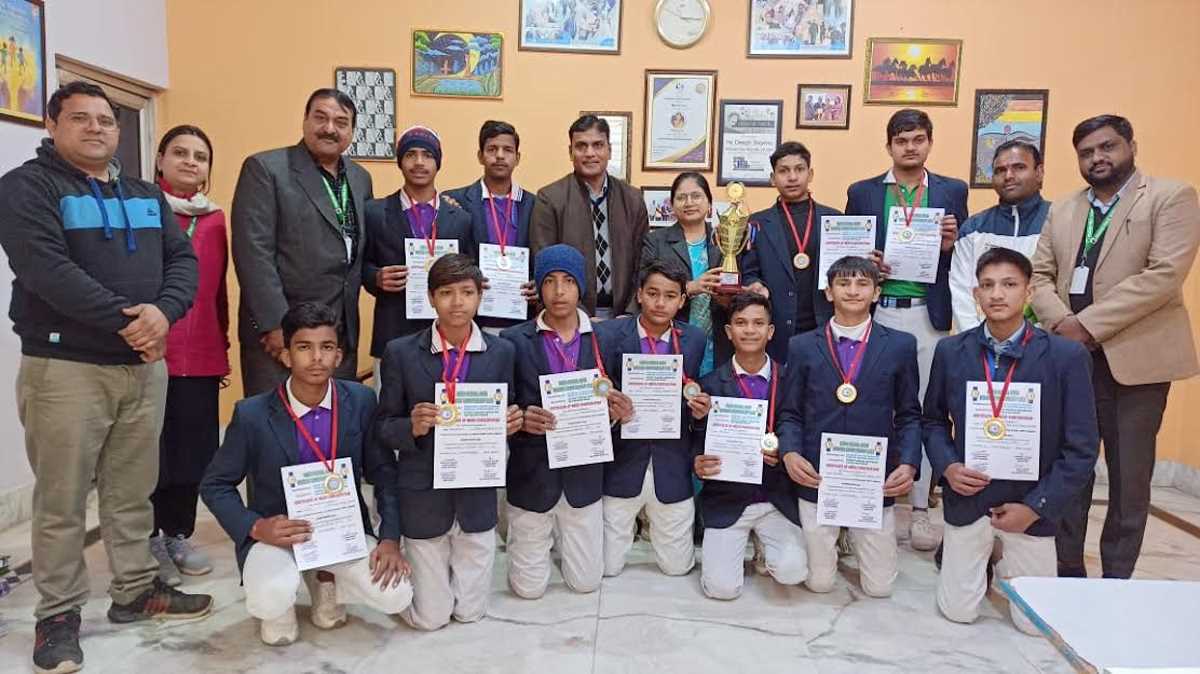 प्रज्ञान के छात्रों ने इण्टर स्कूल ओपन कबड्डी चैंपियनशिप में जीता स्वर्ण पदक